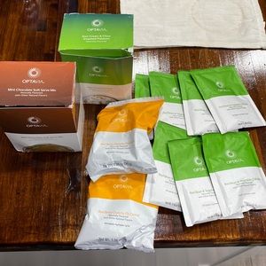 Optavia lot mint choc soft serve, smash potatoes, chili and crunchy o’s 23 total